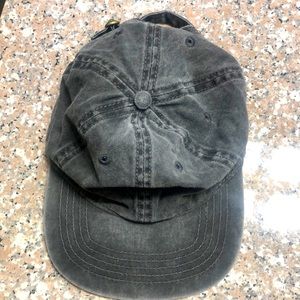Black Denim Baseball Cap 🧢